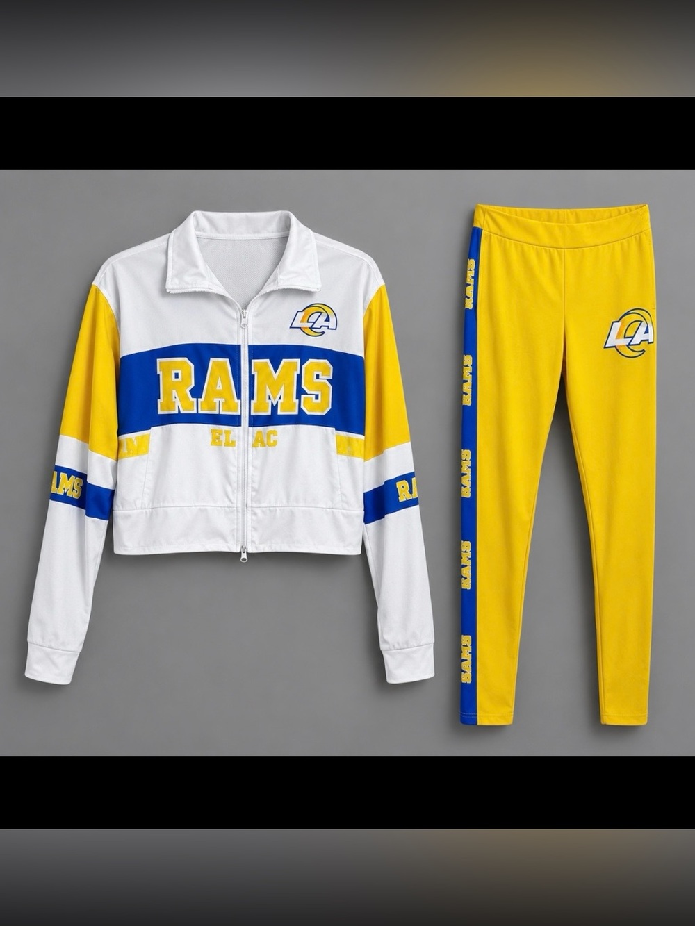 Sporty two-piece Los Angeles Rams tracksuit Size Large